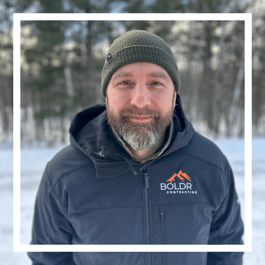 Adam Bonsall at BOLR Contracting of Niagara, WI Adam Bonsall at BOLR Contracting of Niagara, WI